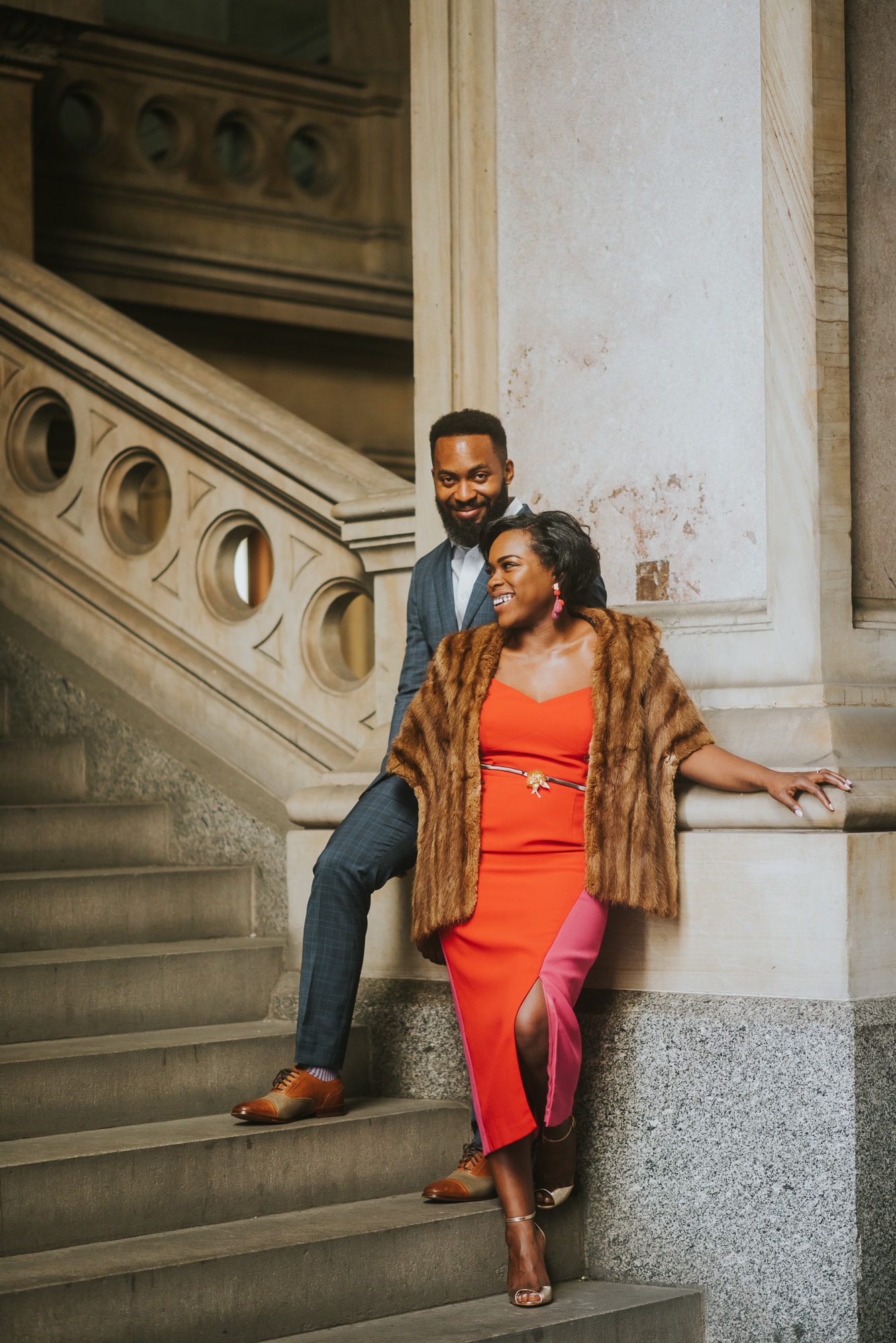 Romantic engagement photos in Philadelphia