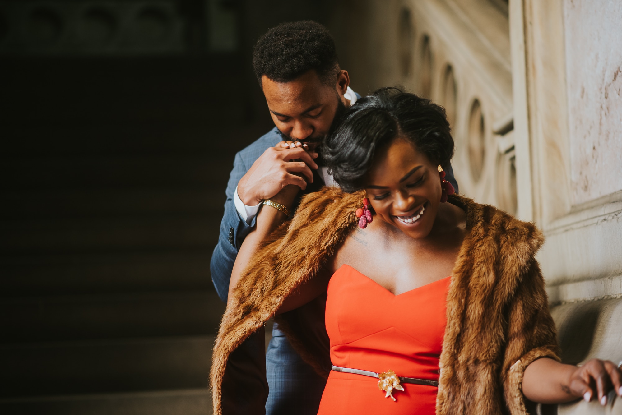 Authentic engagement moments in Philadelphia