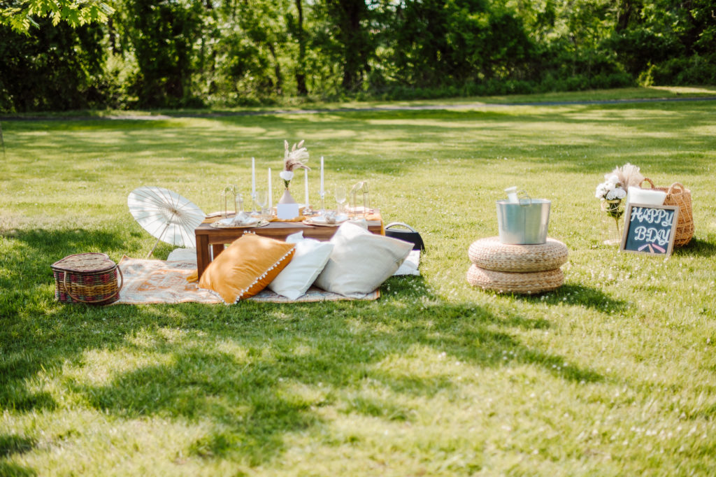 romantic picnic in park south jersey