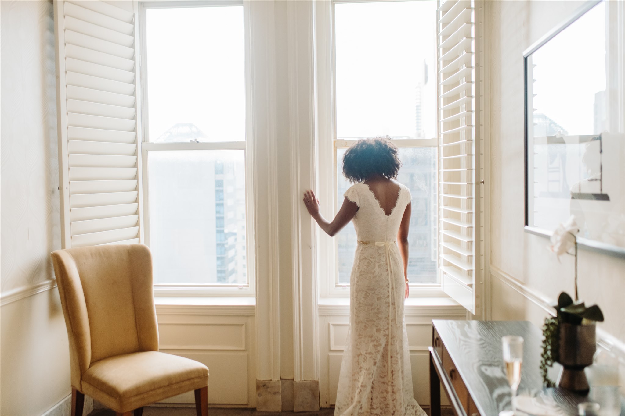 Wedding Dress - Window