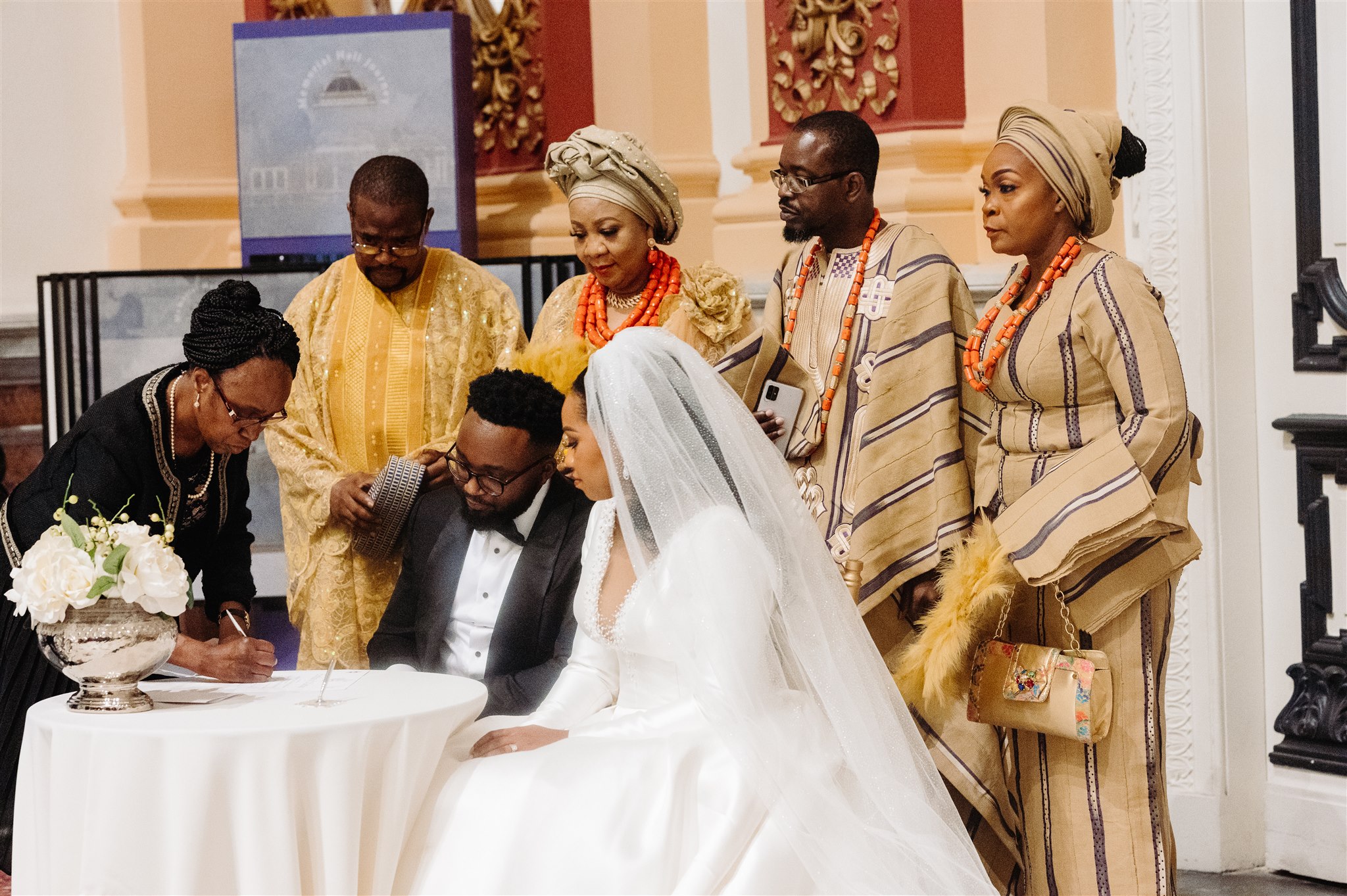 nigerian wedding in please touch museum 