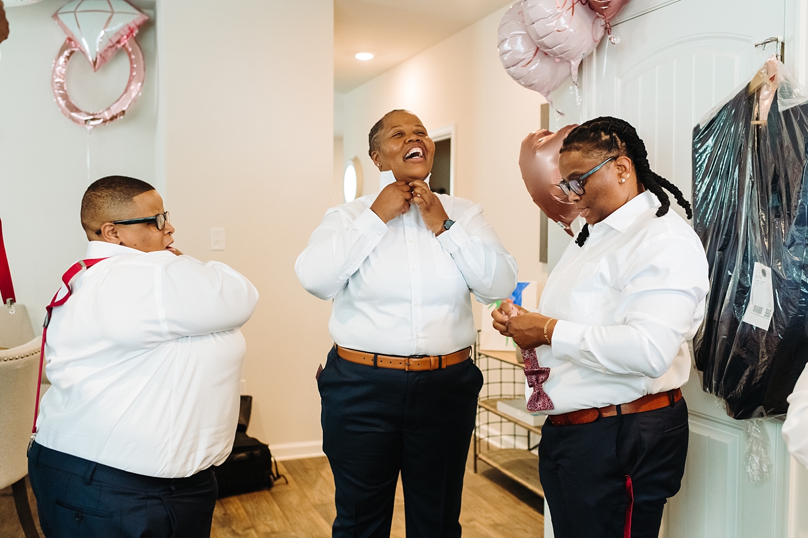 laughter friends delware private wedding