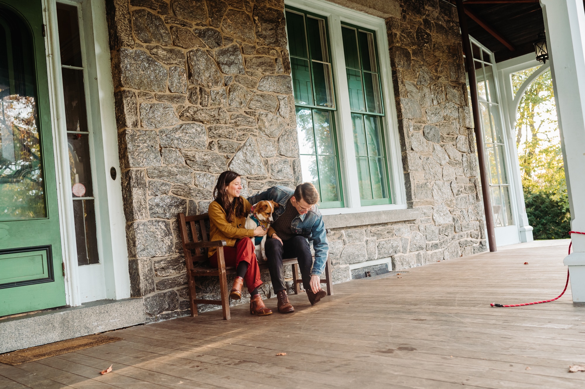 awbury arboretum philadelphia engagement autumn 26