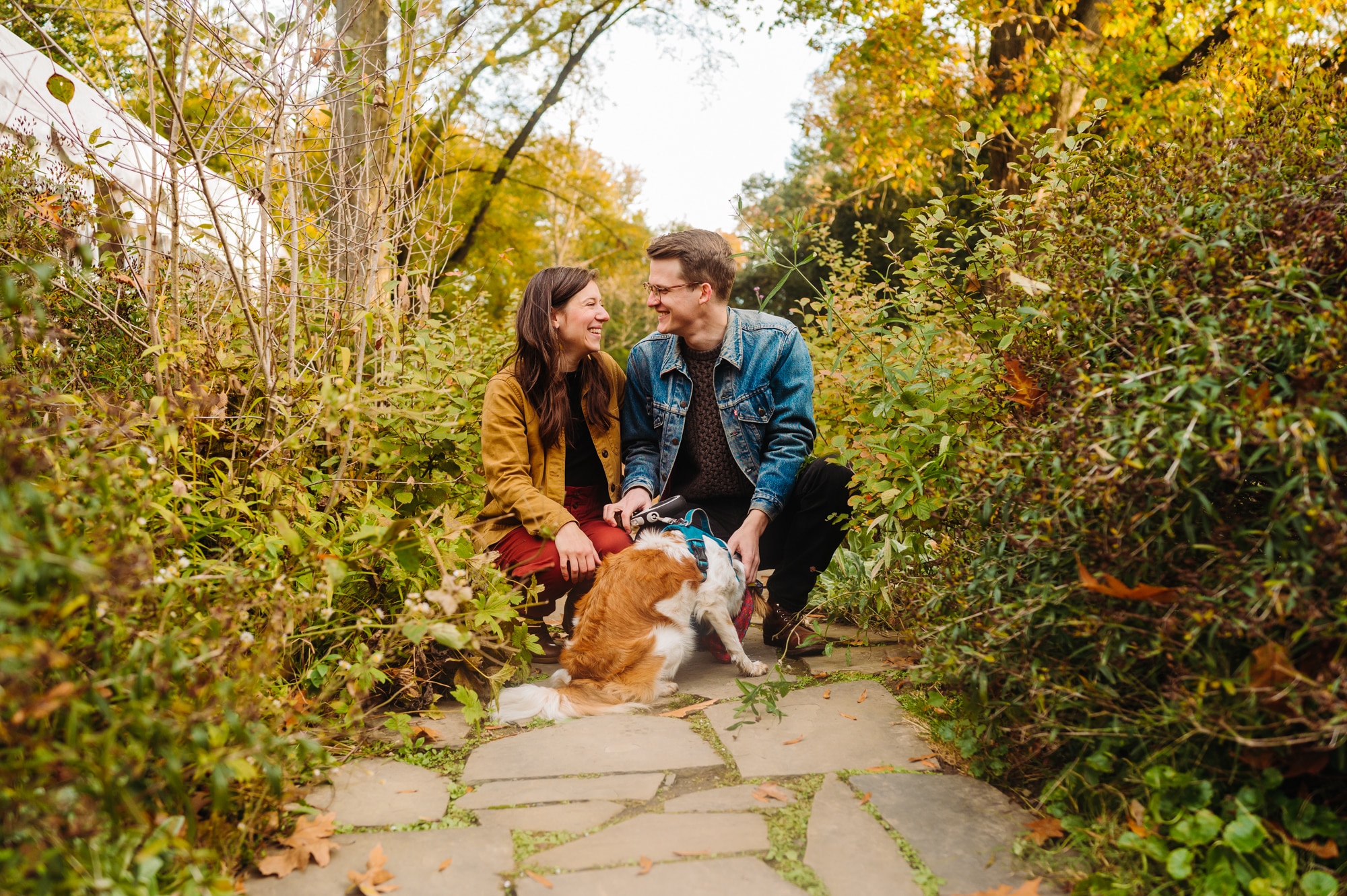 awbury arboretum philadelphia engagement autumn 32
