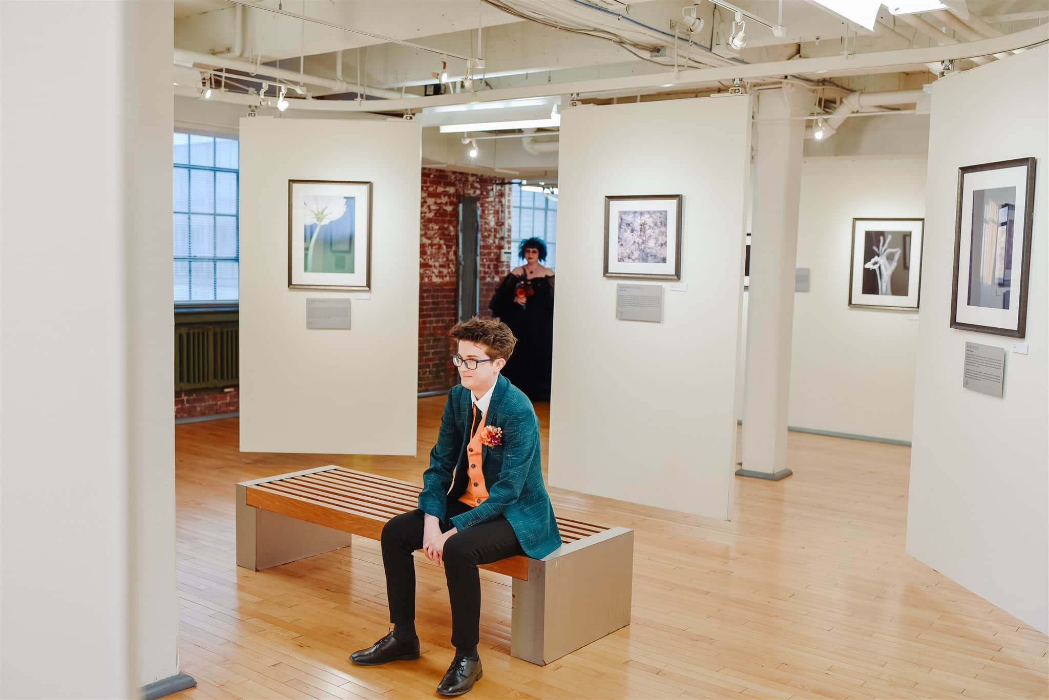 authentic wedding emotions captured at an arts center venue – storytelling through candid photography.