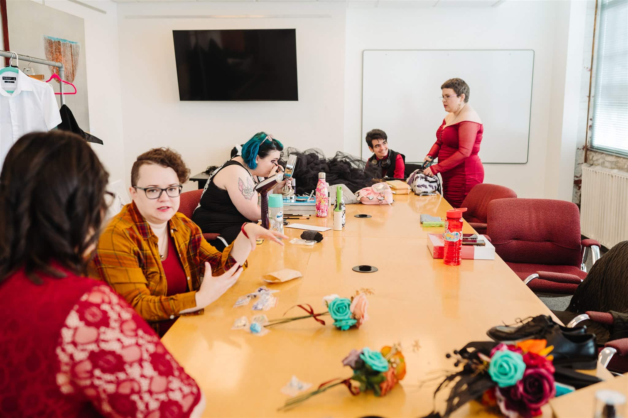 michelle and aubry nonbinary queer wedding pennsylvania