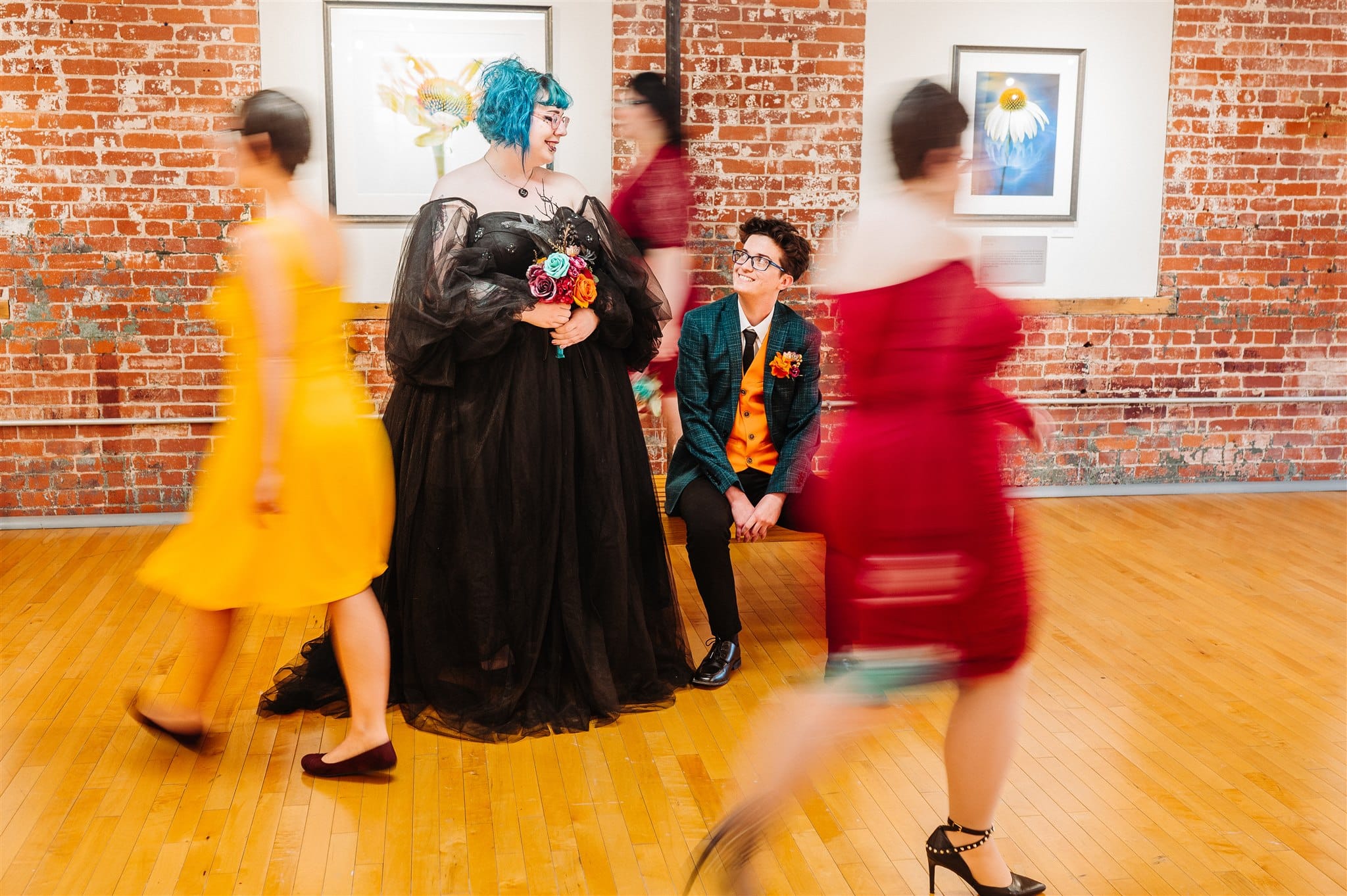 creative artistic queer wedding photography in pennsylvania