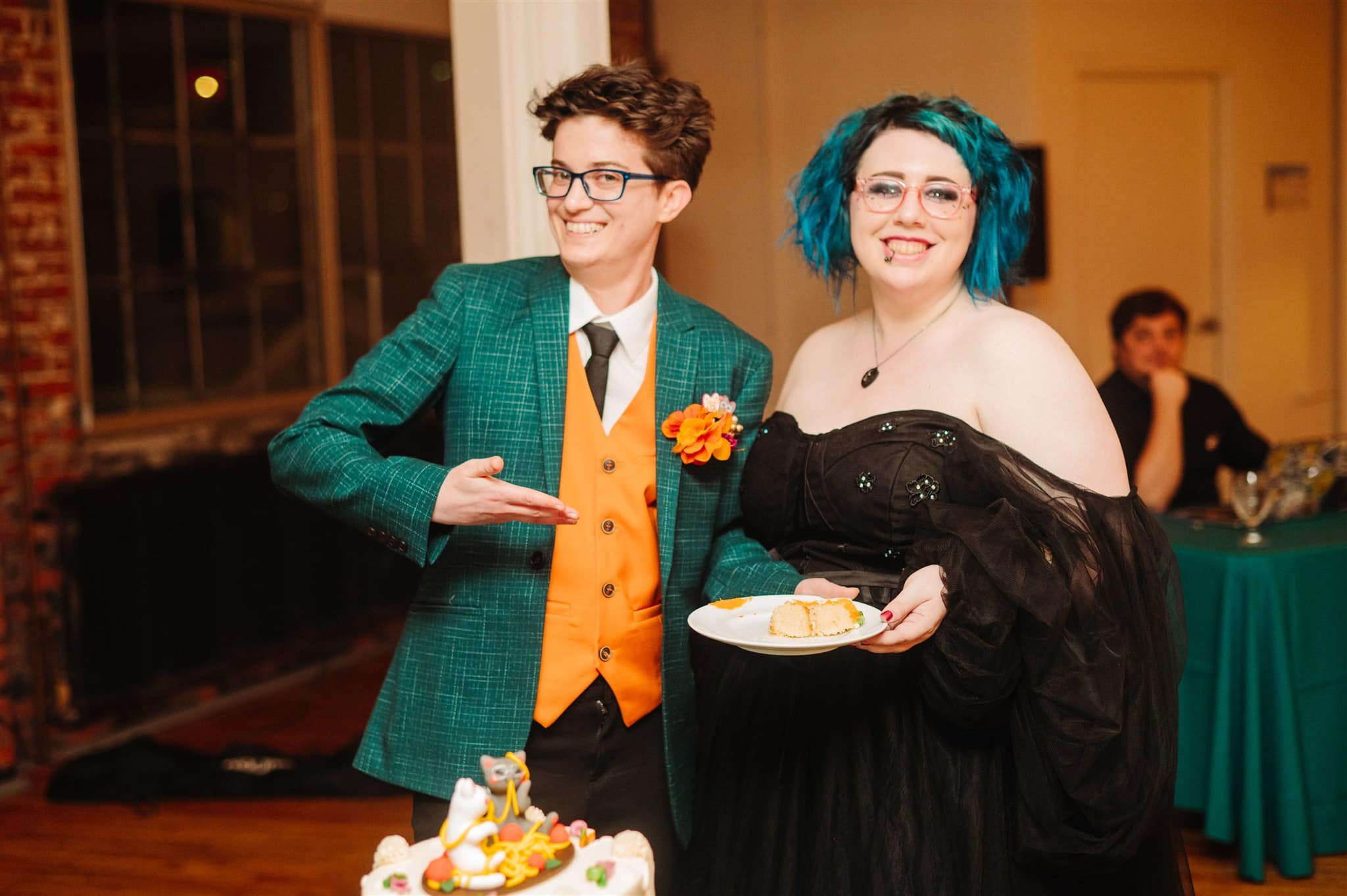 video games and fun at goggleworks center of arts wedding in reading pa