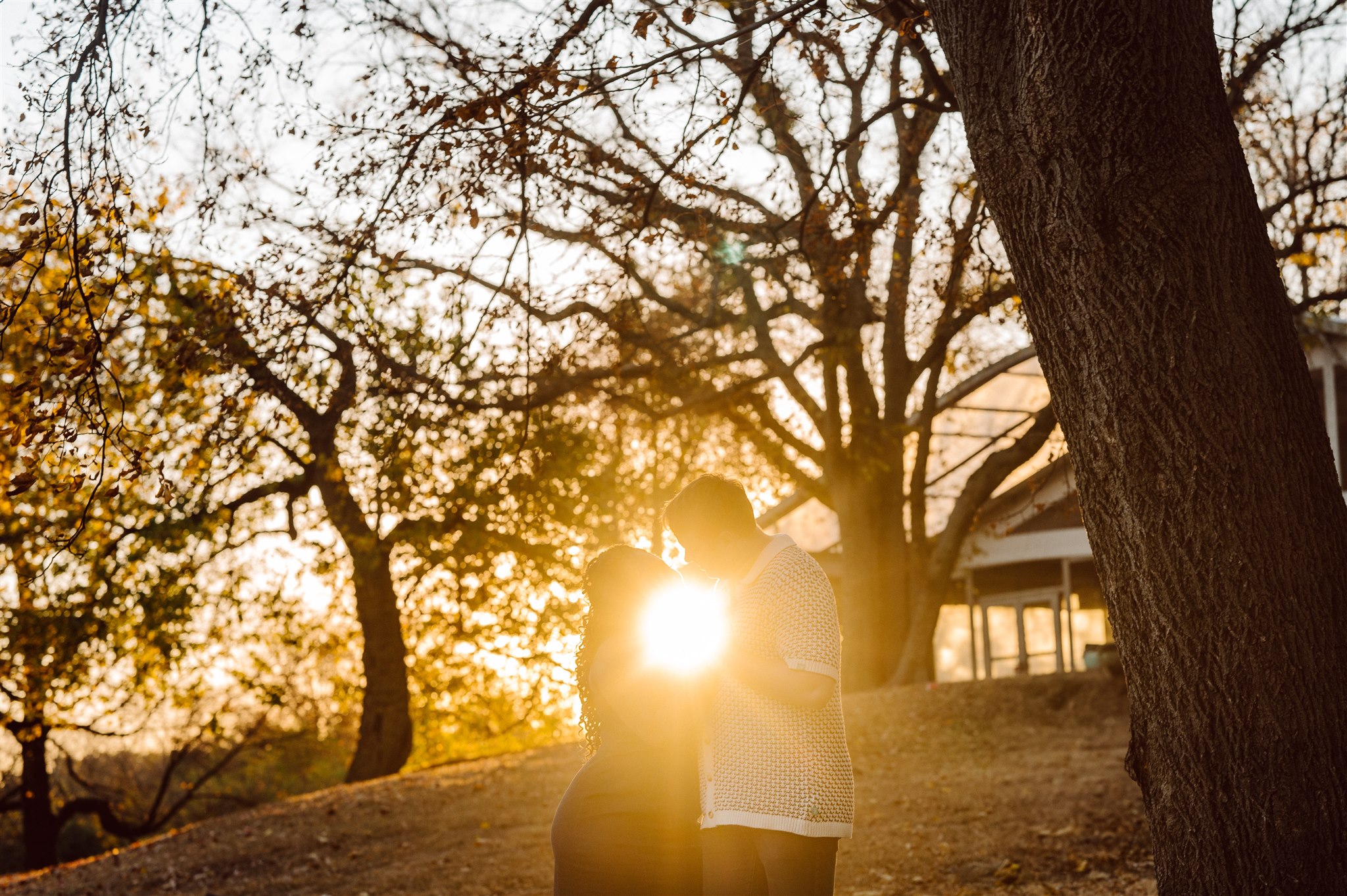 documentary autumn engagement session