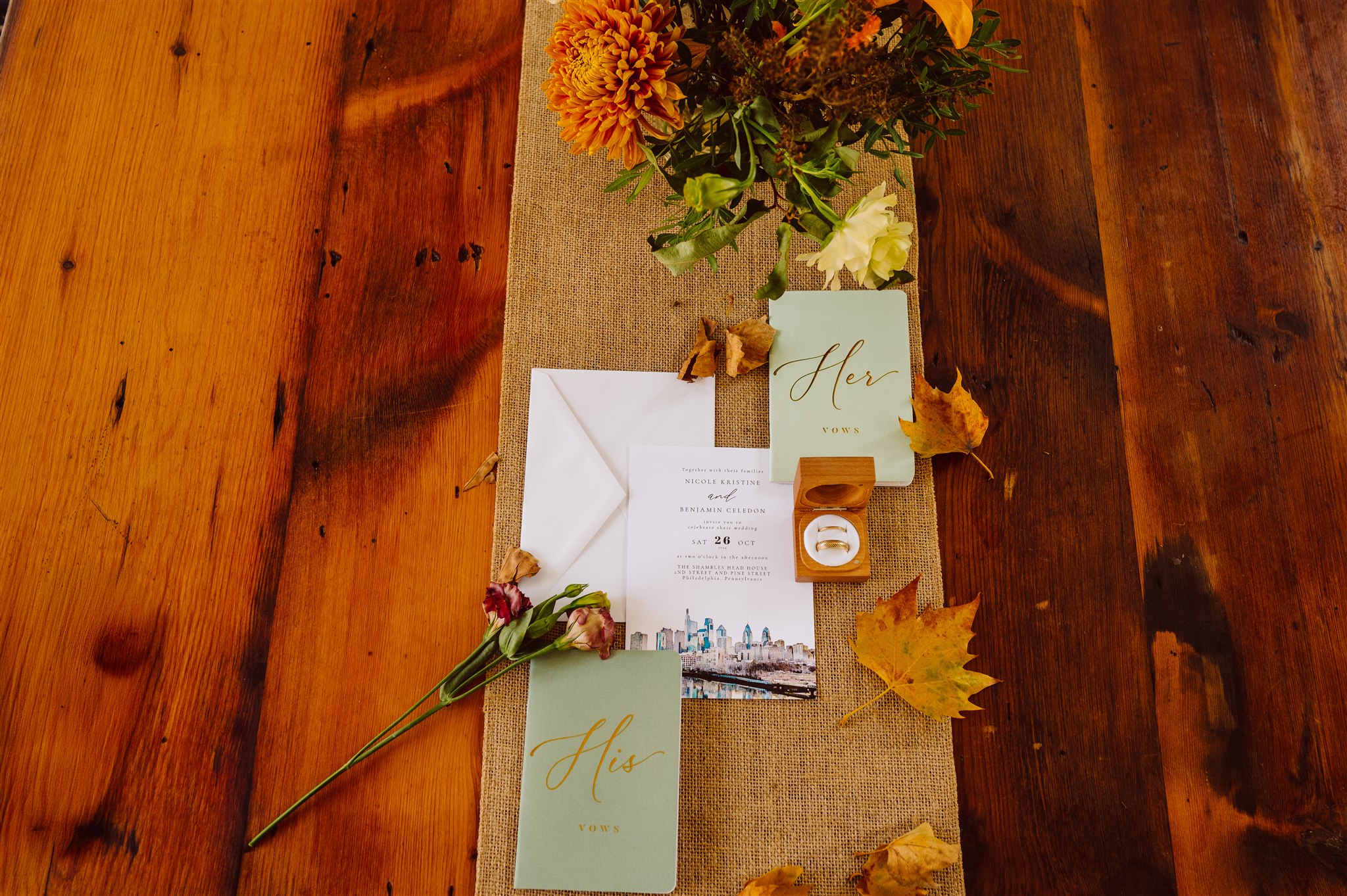 details for headhouse square old city philadelphia micro wedding