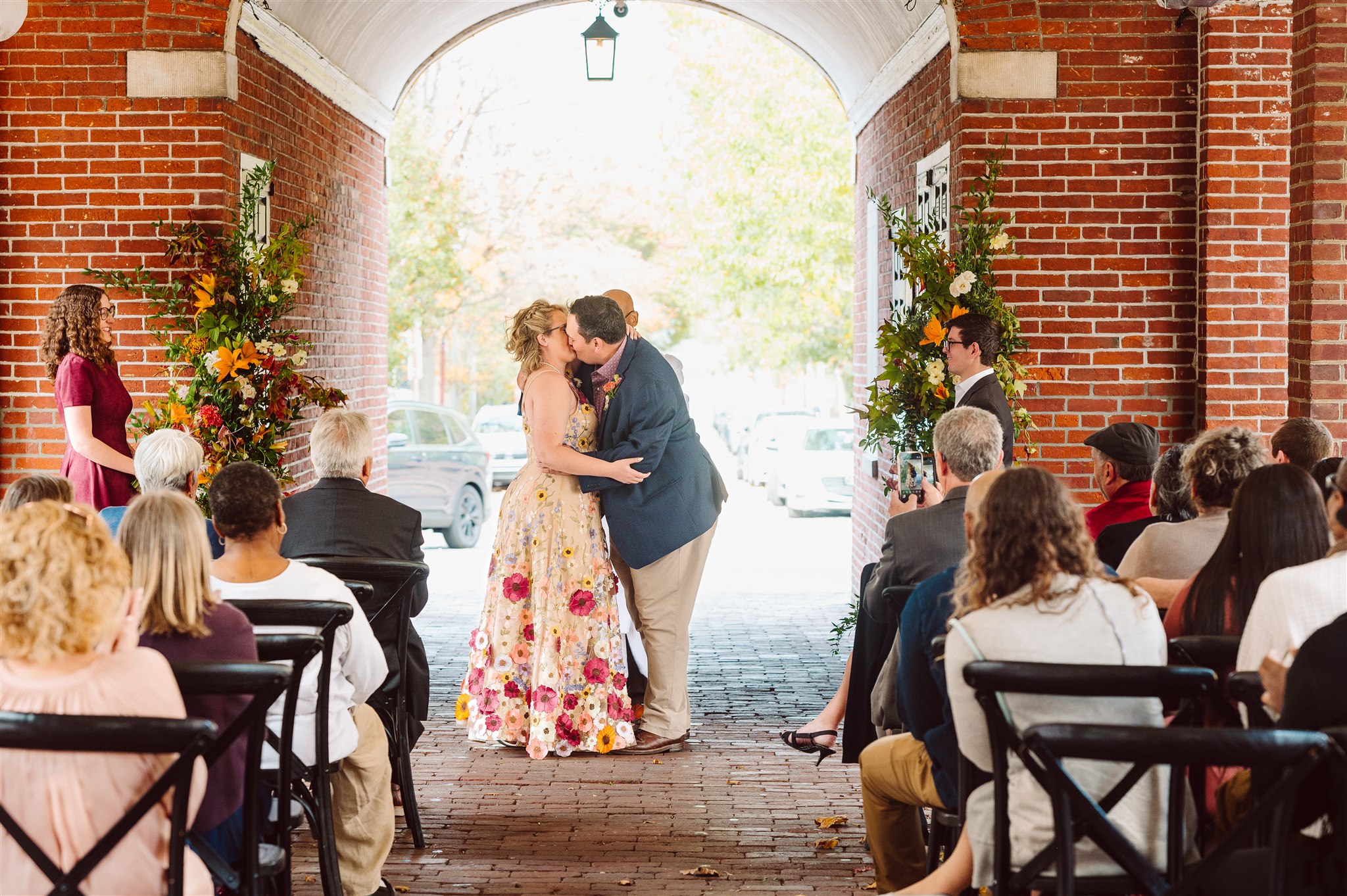micro wedding inspiration at headhouse square for ben and nicole, with stunning photography highlighting the venue's rustic elegance and the couple's love story.
