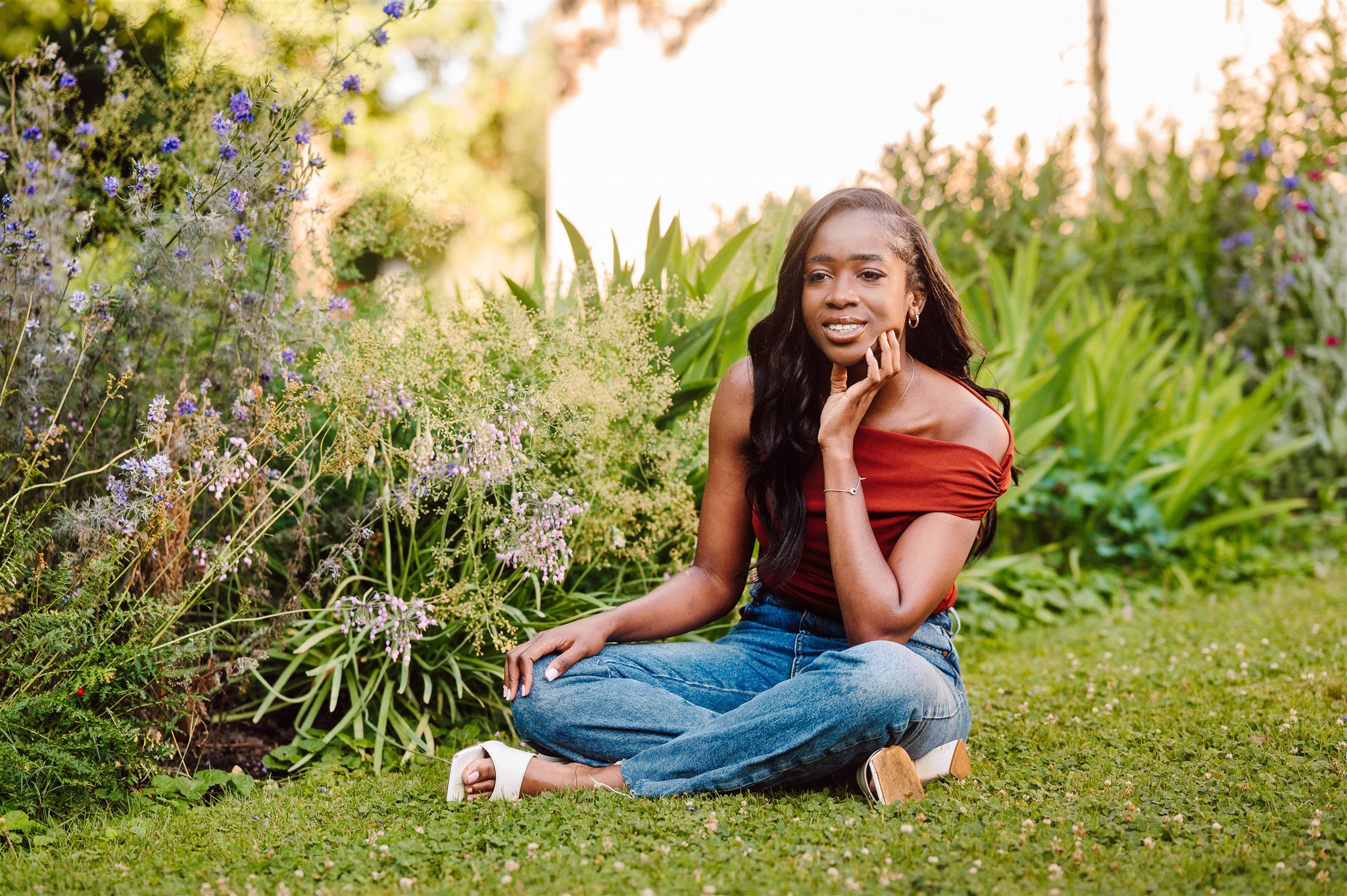 relaxing bartram's garden headshots photography